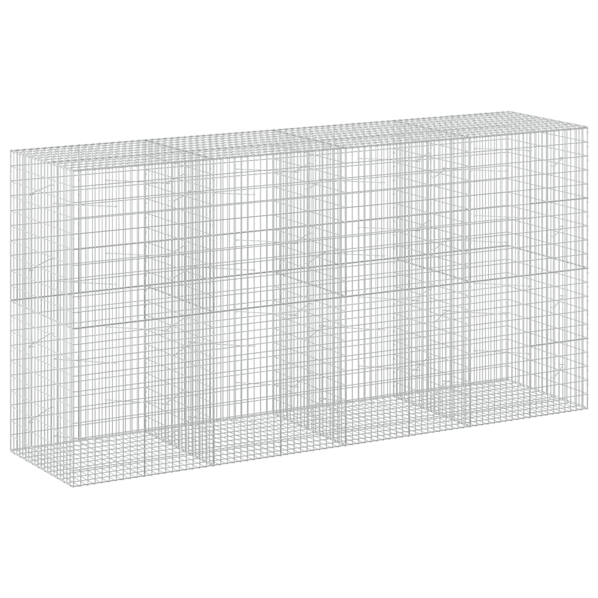 Gabion with 3.5 mm Wire and 5x10 cm Mesh 400x100x200 cm