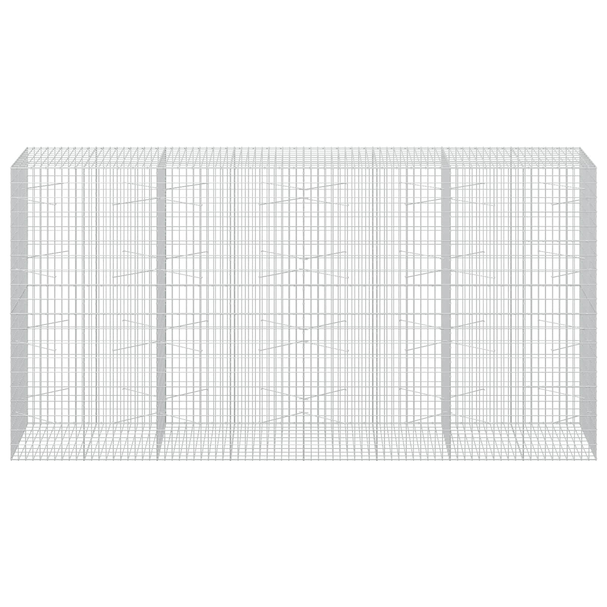 Gabion with 3.5 mm Wire and 5x10 cm Mesh 400x100x200 cm