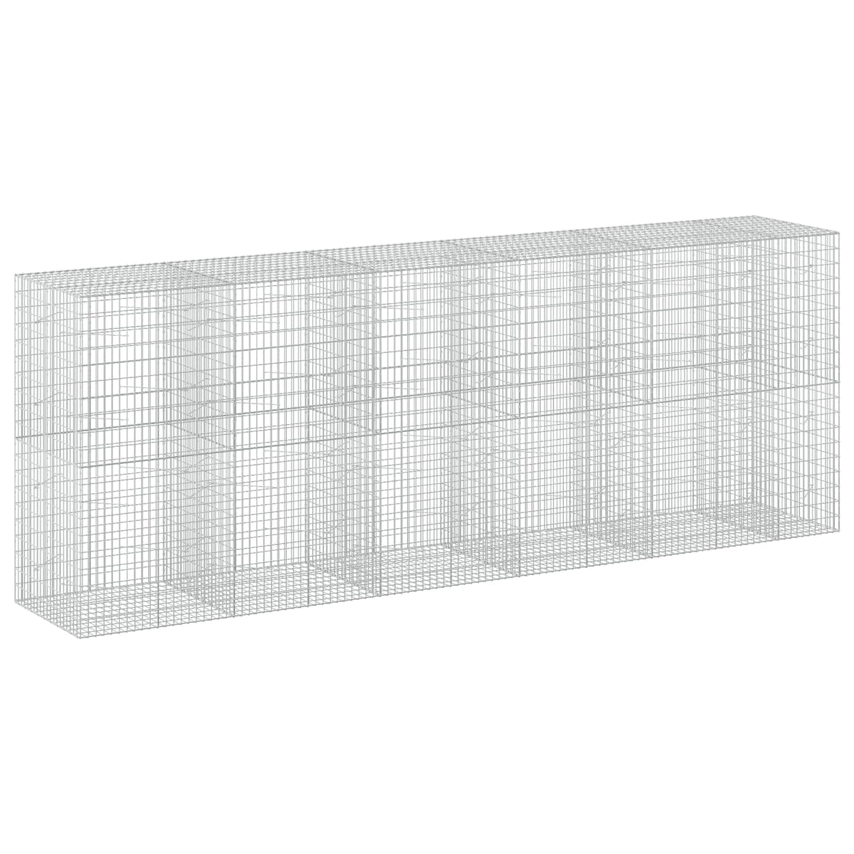 Gabion with 3.5 mm Wire and 5x10 cm Mesh 550x100x200 cm