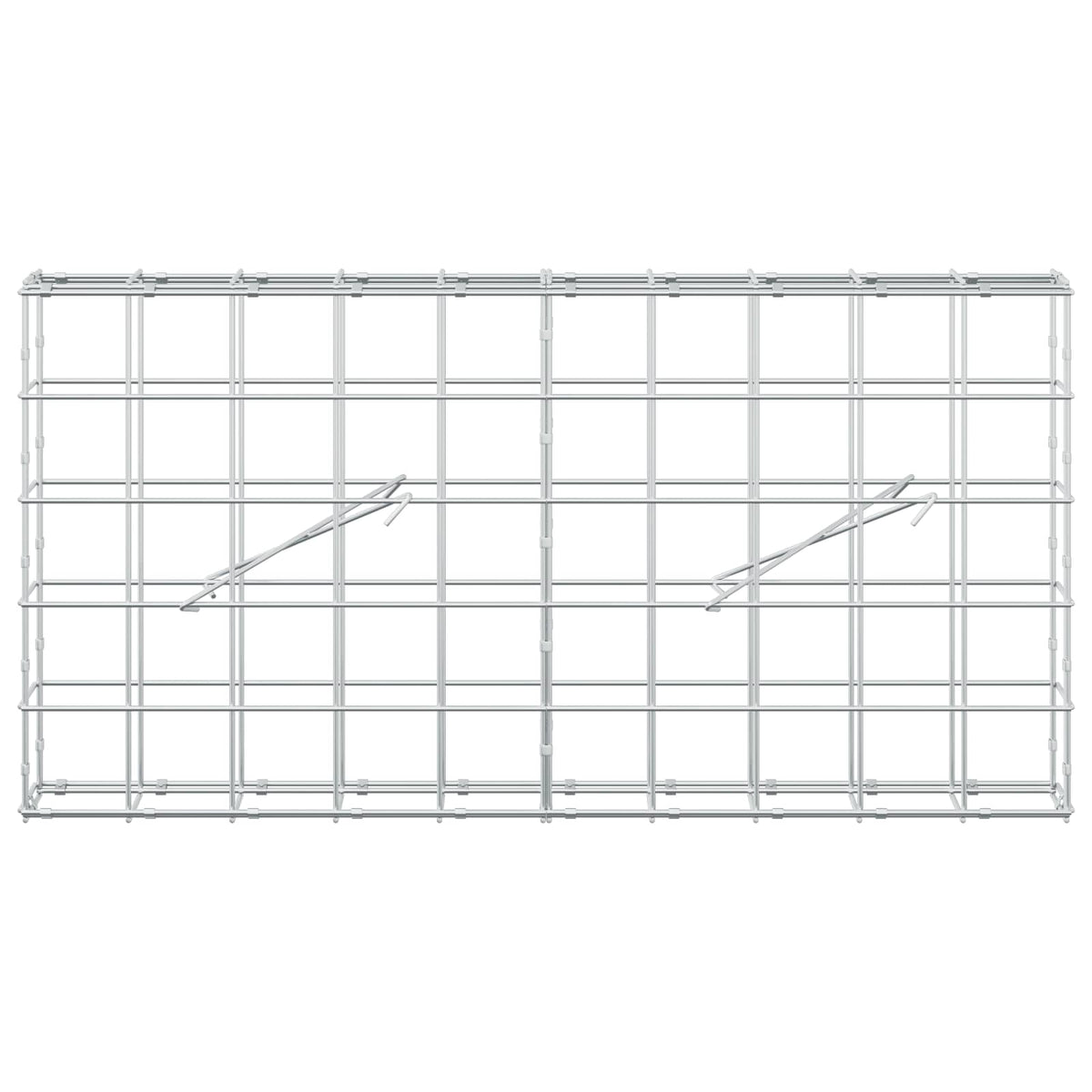 Gabion with 3.5 mm Wire and 10x10 cm Mesh 100x10x50 cm