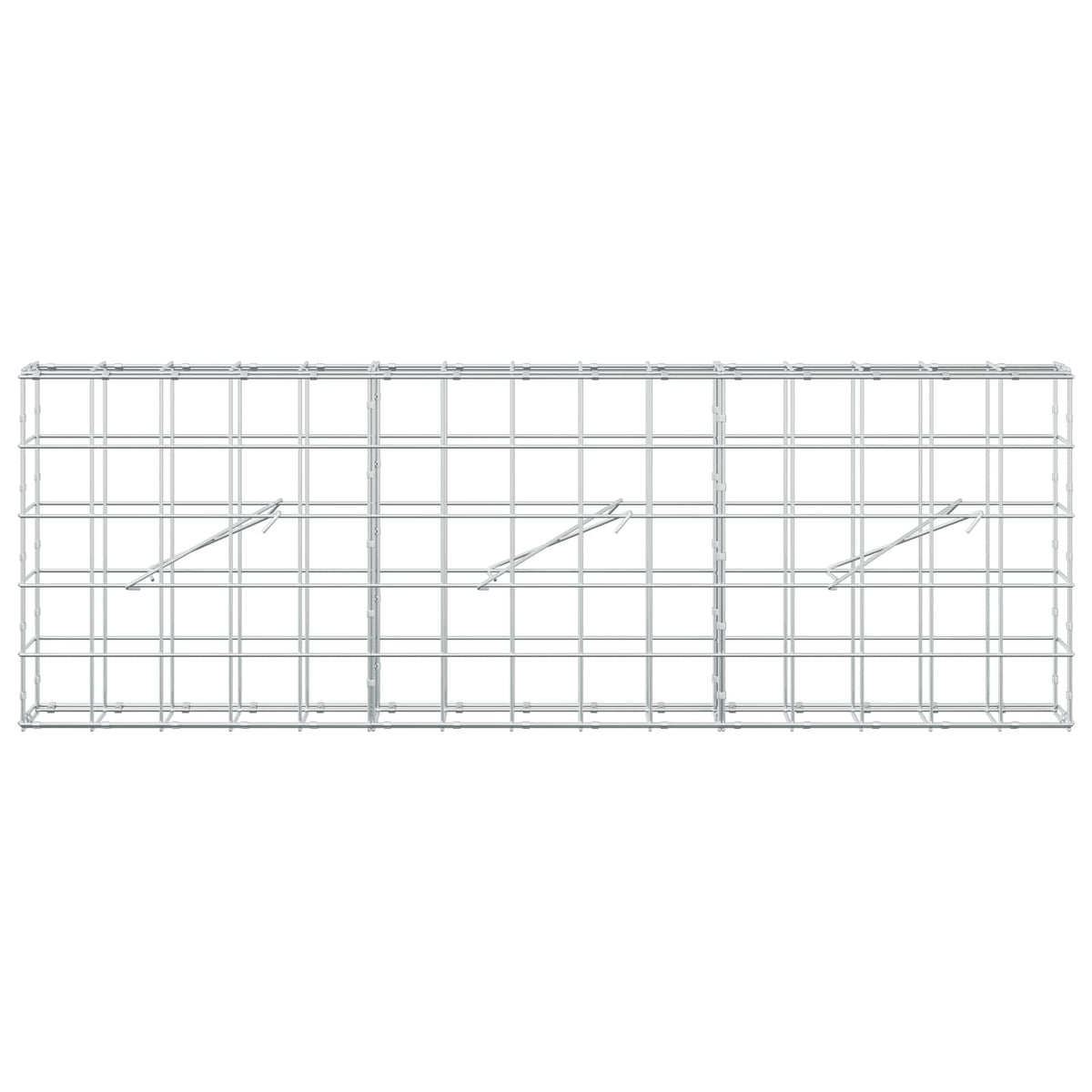 Gabion with 3.5 mm Wire and 10x10 cm Mesh 150x10x50 cm