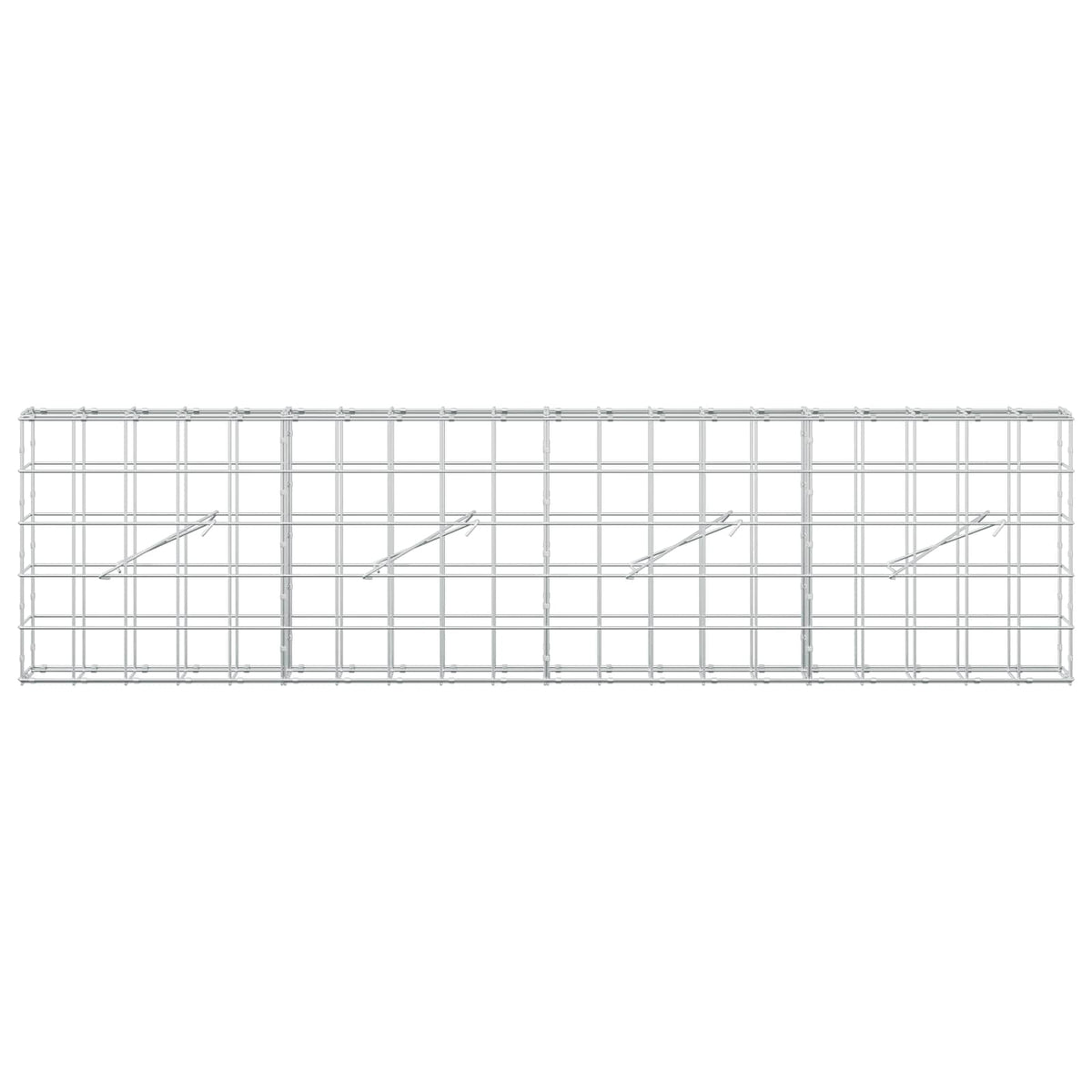 Gabion with 3.5 mm Wire and 10x10 cm Mesh 200x10x50 cm