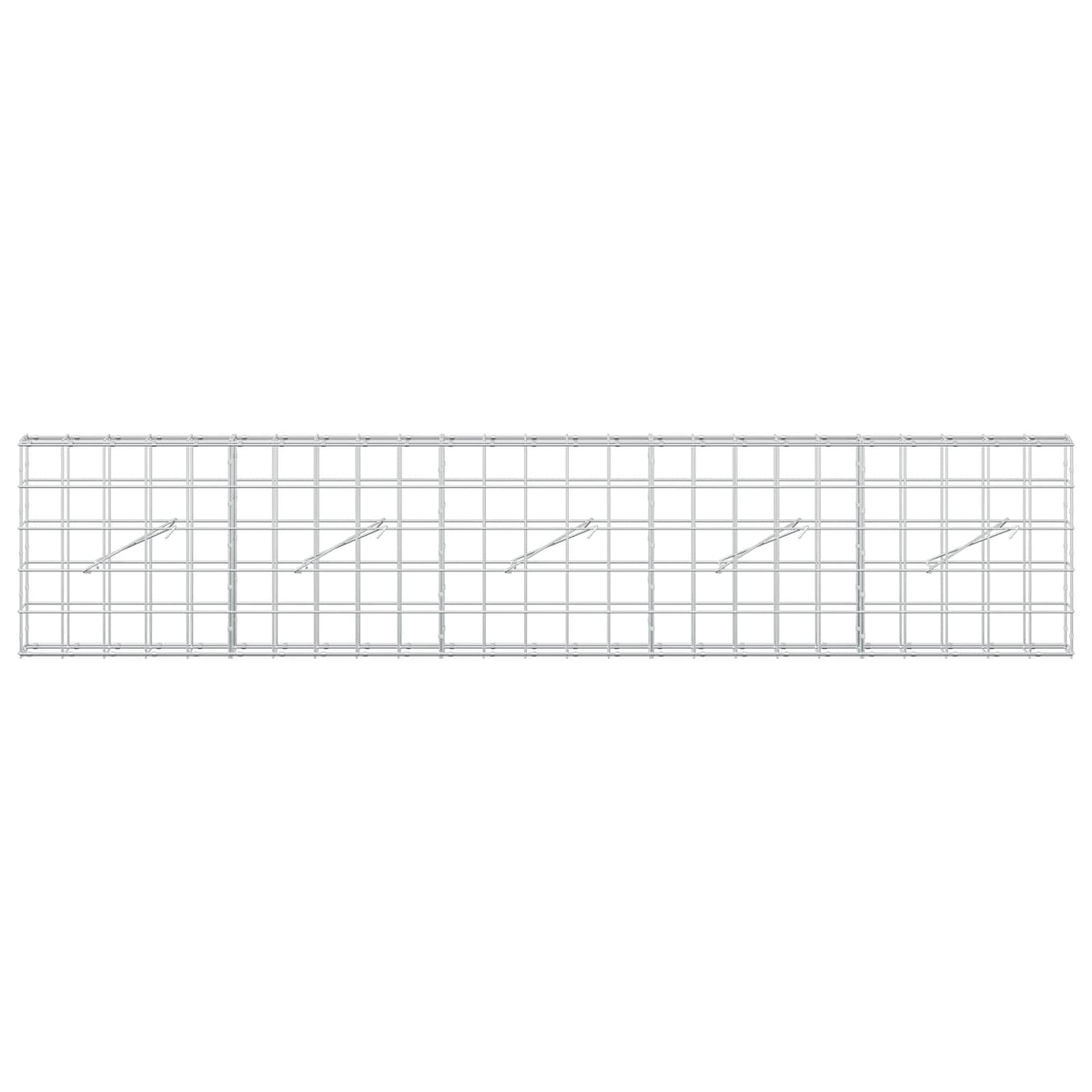 Gabion with 3.5 mm Wire and 10x10 cm Mesh 250x10x50 cm
