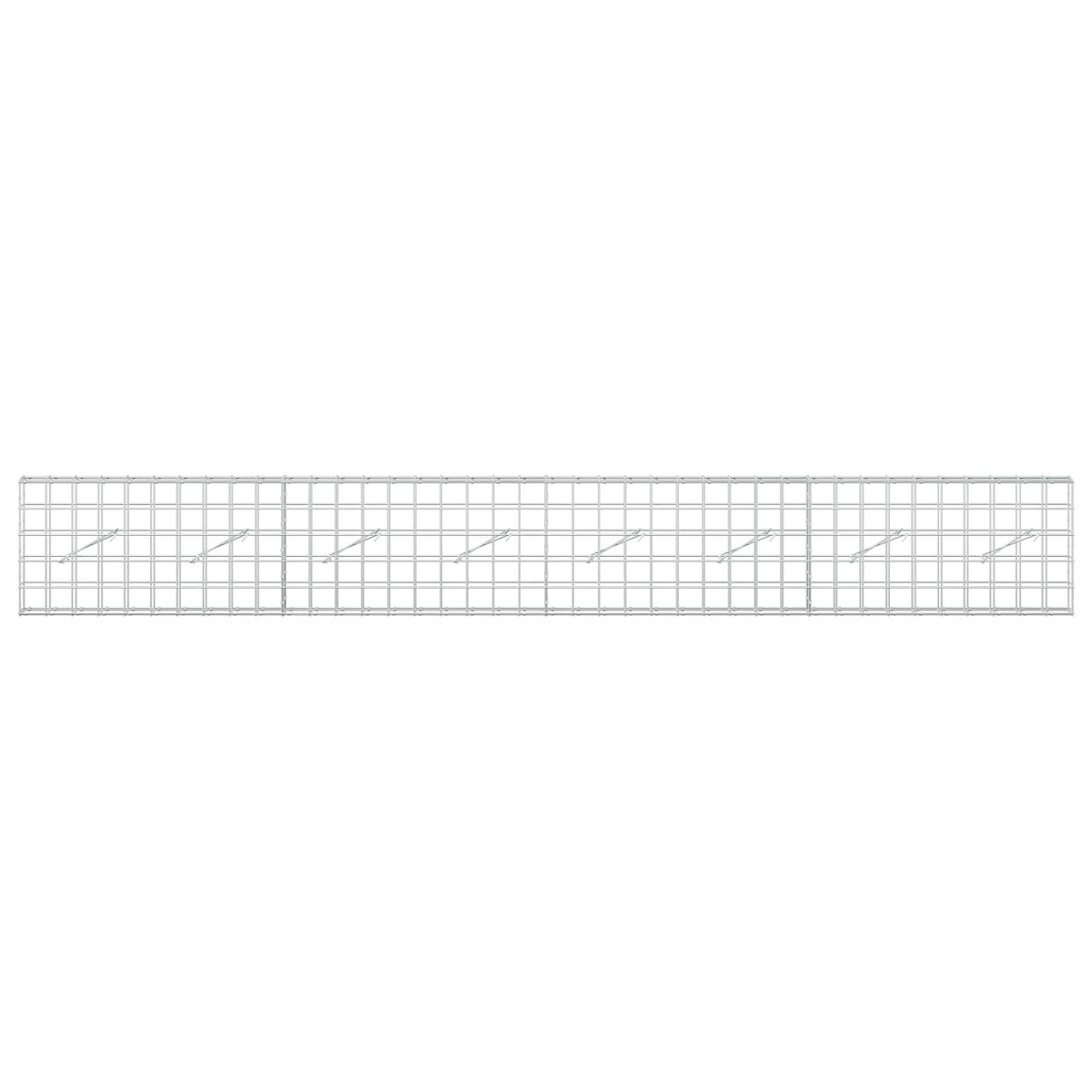 Gabion with 3.5 mm Wire and 10x10 cm Mesh 400x10x50 cm