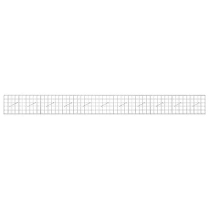 Gabion with 3.5 mm Wire and 10x10 cm Mesh 550x10x50 cm