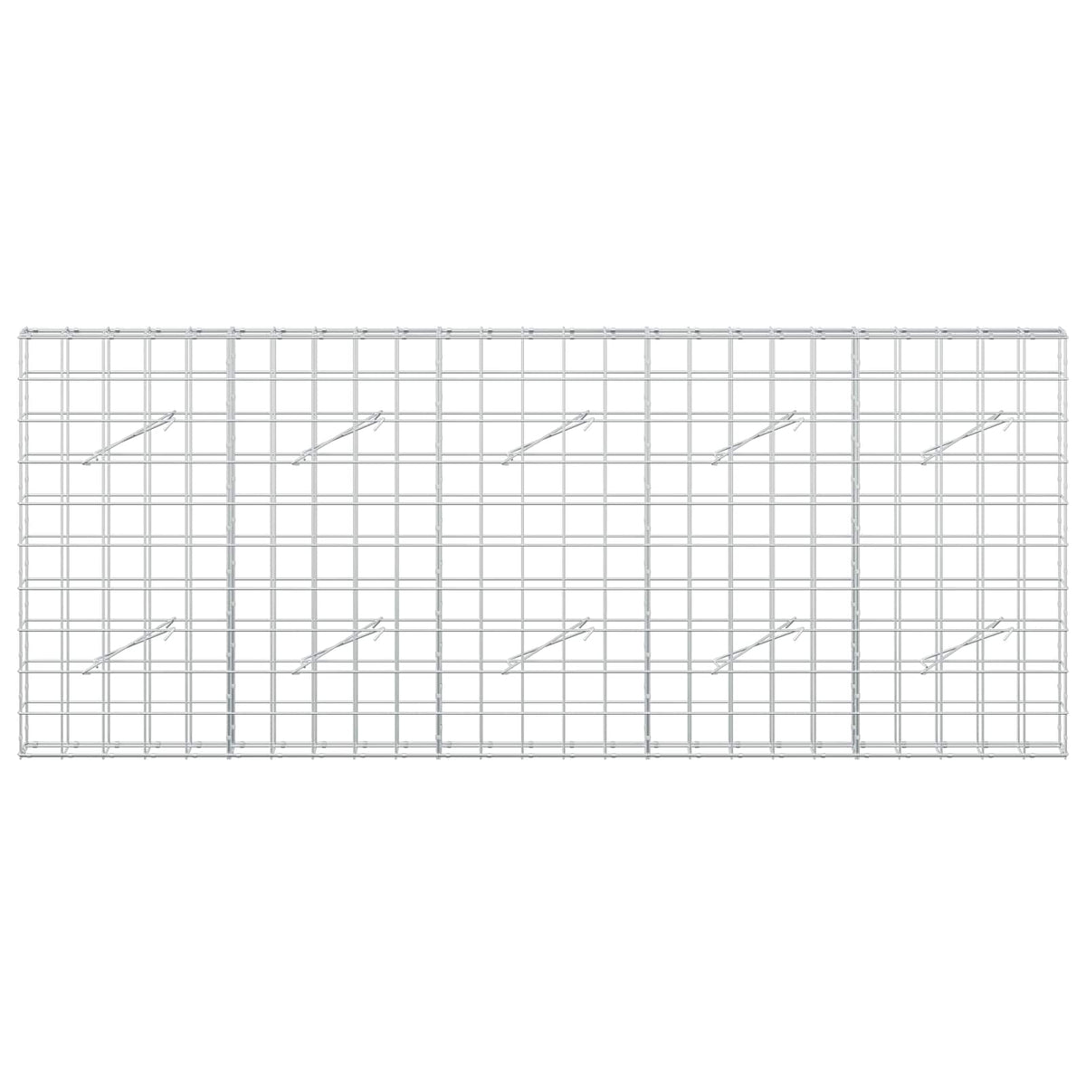 Gabion with 3.5 mm Wire and 10x10 cm Mesh 250x10x100 cm