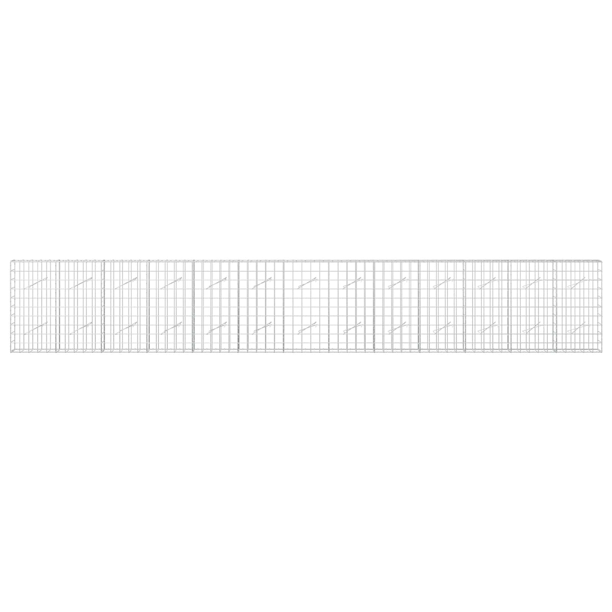 Gabion with 3.5 mm Wire and 10x10 cm Mesh 650x10x100 cm