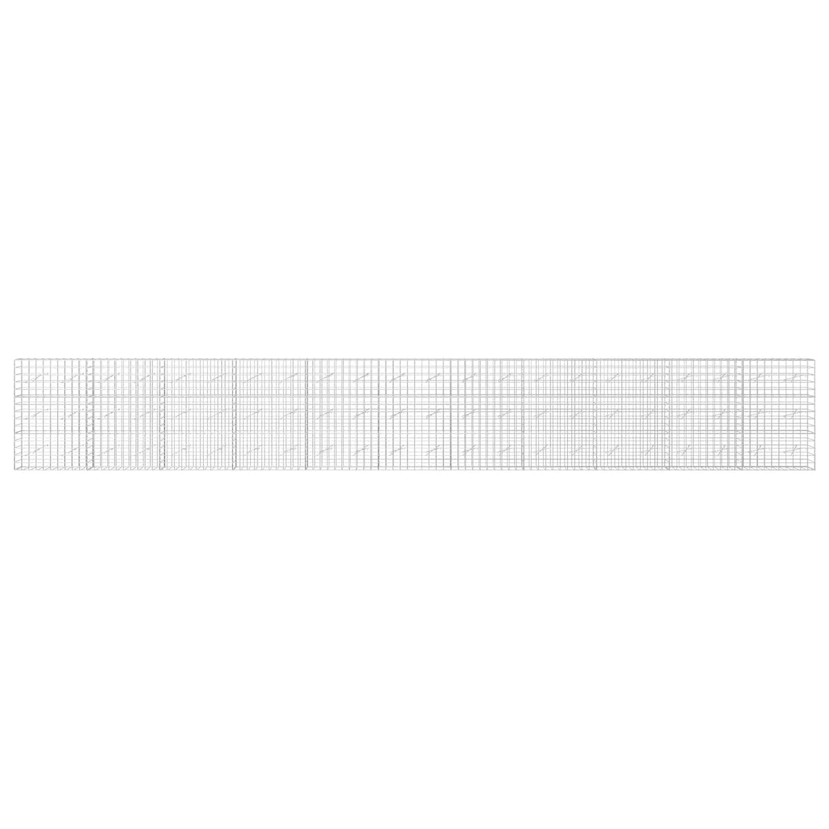 Gabion with 3.5 mm Wire and 10x10 cm Mesh 1100x10x150 cm