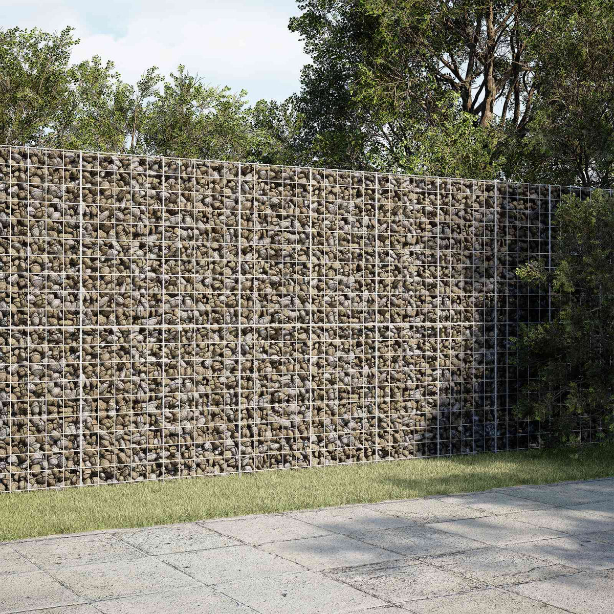 Gabion with 3.5 mm Wire and 10x10 cm Mesh 200x10x200 cm