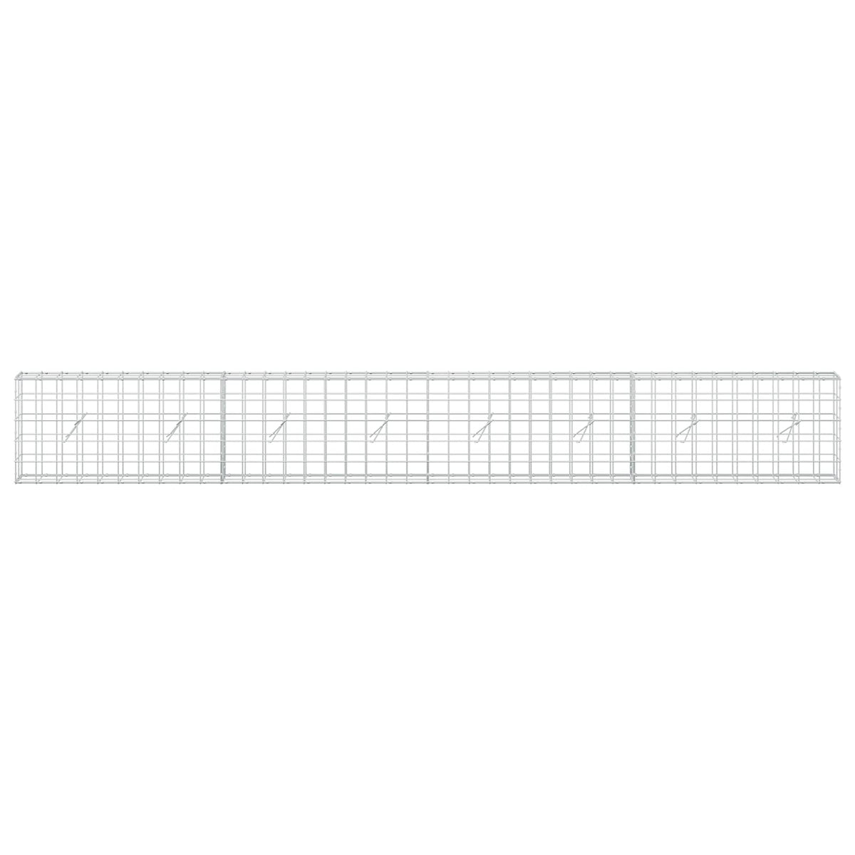 Gabion with 3.5 mm Wire and 10x10 cm Mesh 400x20x50 cm
