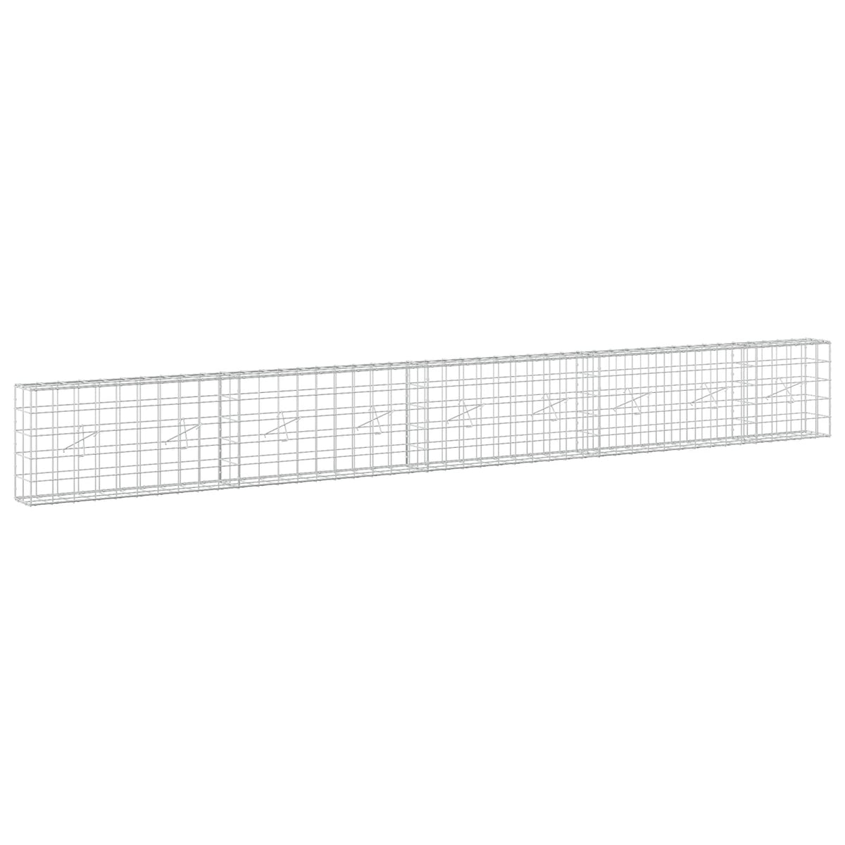 Gabion with 3.5 mm Wire and 10x10 cm Mesh 450x20x50 cm