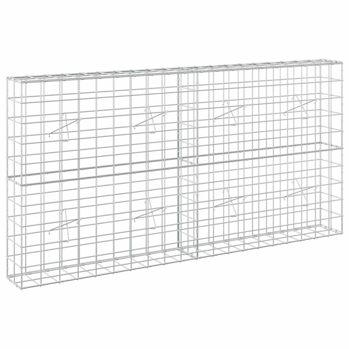 Gabion with 3.5 mm Wire and 10x10 cm Mesh 200x20x100 cm