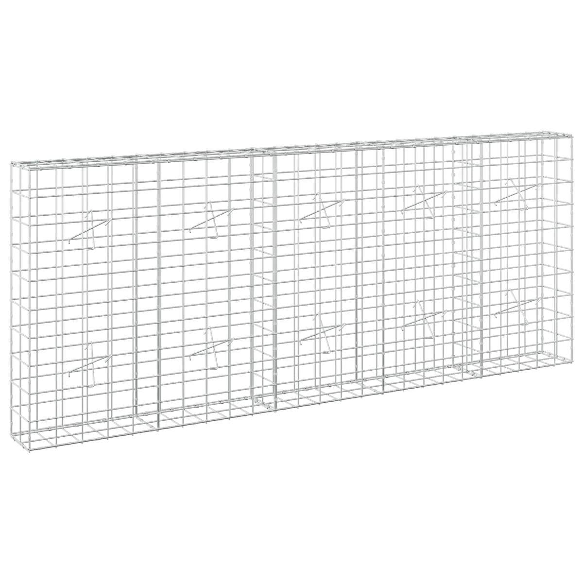 Gabion with 3.5 mm Wire and 10x10 cm Mesh 250x20x100 cm