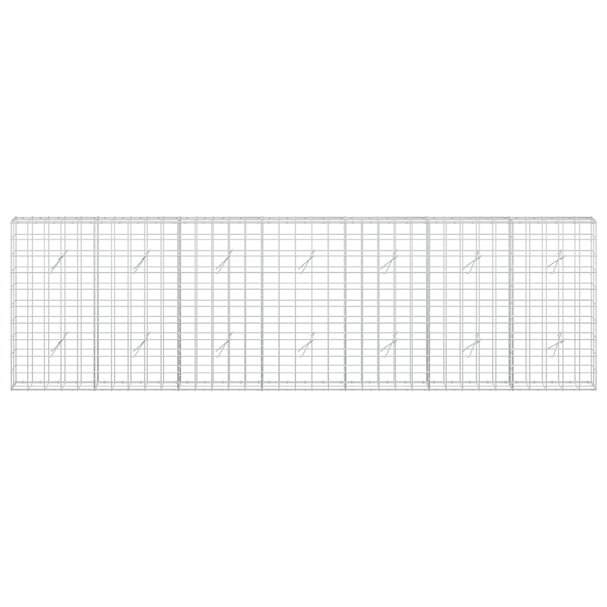 Gabion with 3.5 mm Wire and 10x10 cm Mesh 350x20x100 cm