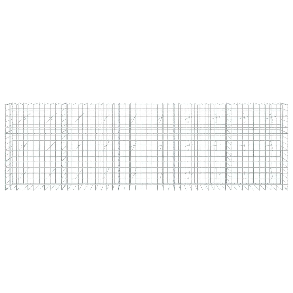 Gabion with 3.5 mm Wire and 10x10 cm Mesh 500x20x150 cm