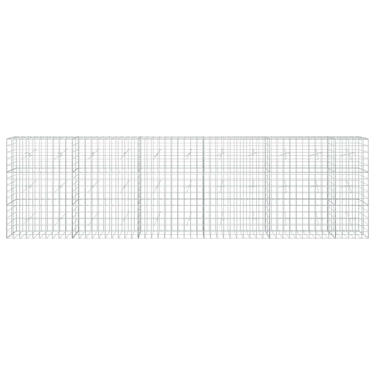 Gabion with 3.5 mm Wire and 10x10 cm Mesh 550x20x150 cm