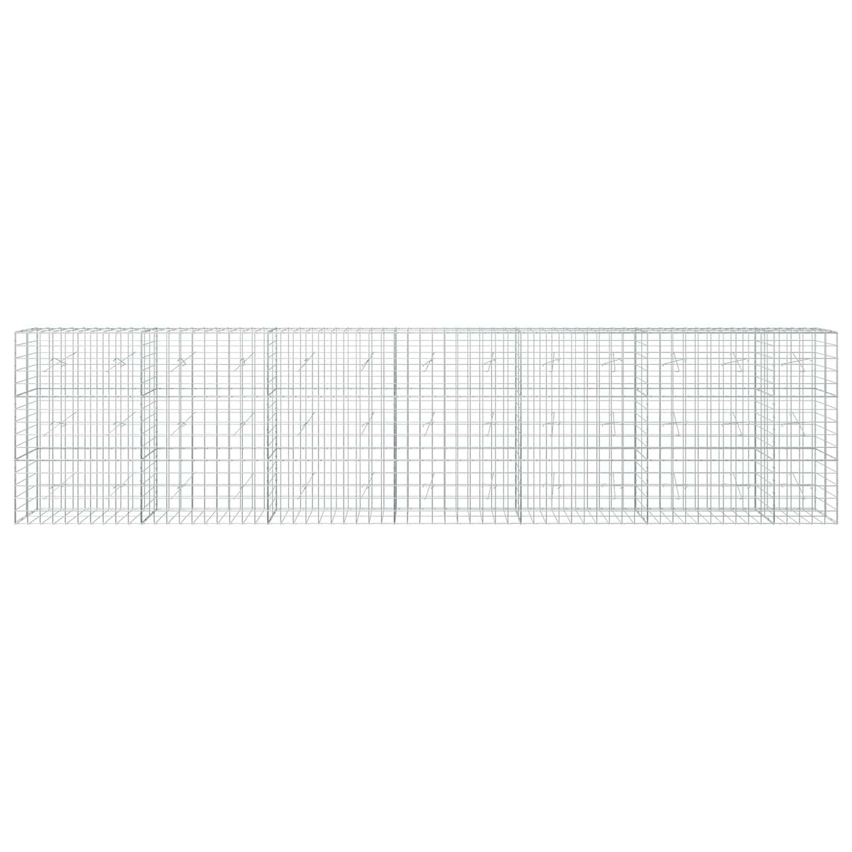 Gabion with 3.5 mm Wire and 10x10 cm Mesh 650x20x150 cm