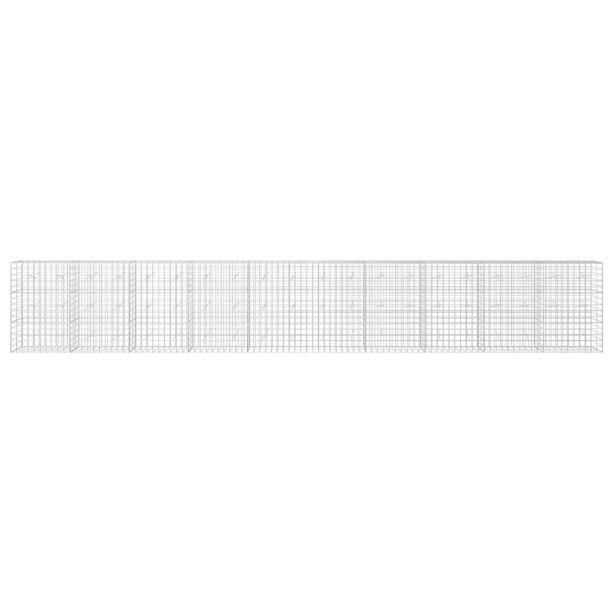 Gabion with 3.5 mm Wire and 10x10 cm Mesh 1000x20x150 cm