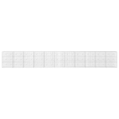 Gabion with 3.5 mm Wire and 10x10 cm Mesh 1100x20x150 cm