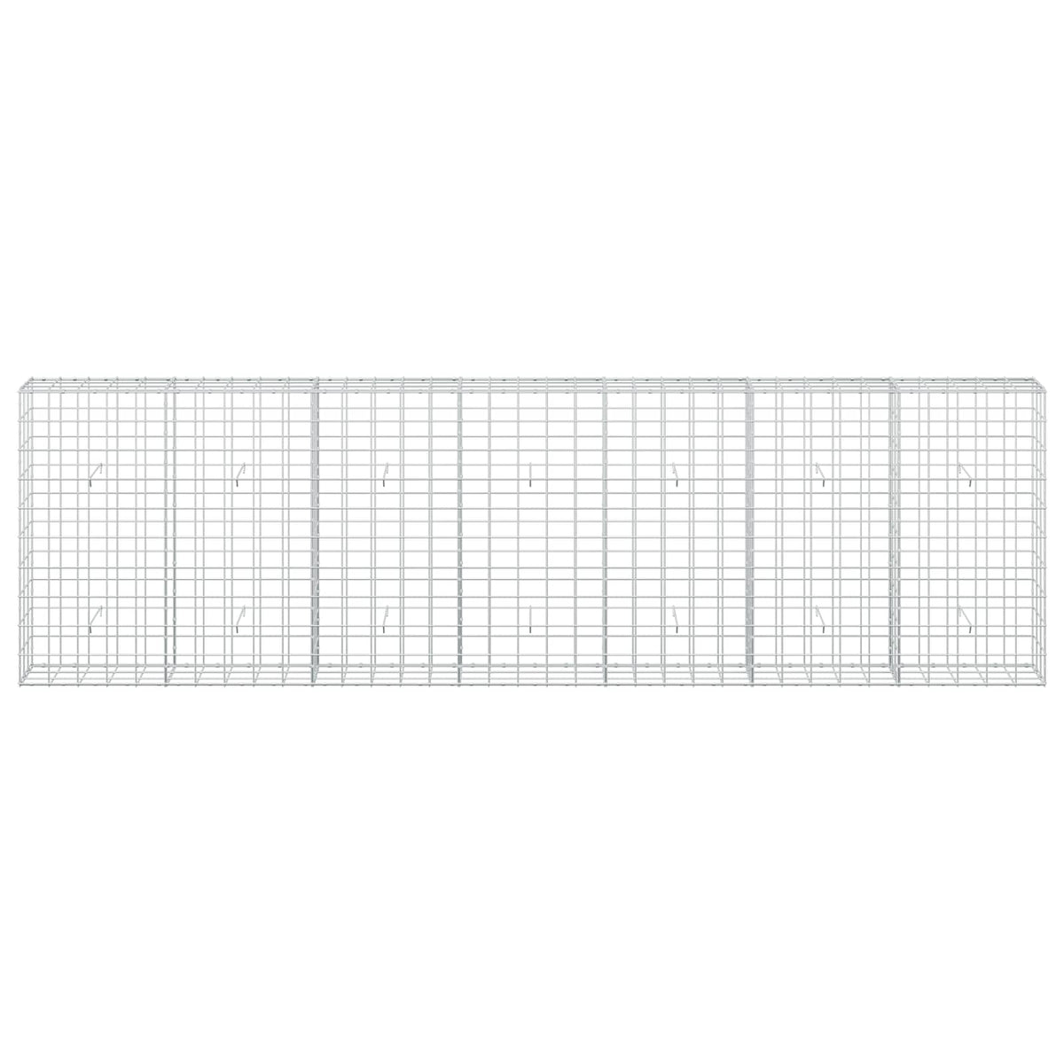 Gabion with 3.5 mm Wire and 10x10 cm Mesh 350x30x100 cm