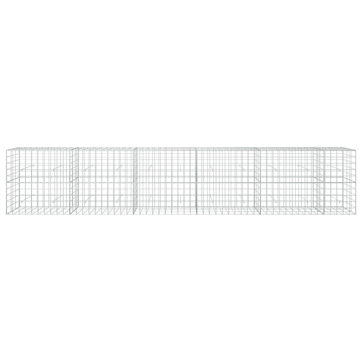 Gabion with 3.5 mm Wire and 10x10 cm Mesh 550x30x100 cm