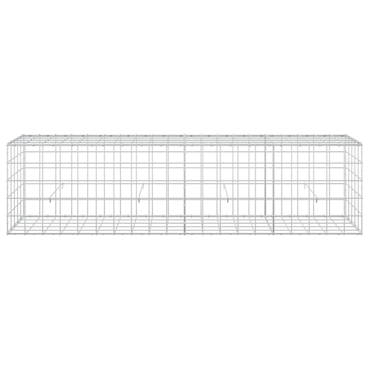Gabion with 3.5 mm Wire and 10x10 cm Mesh 200x50x50 cm