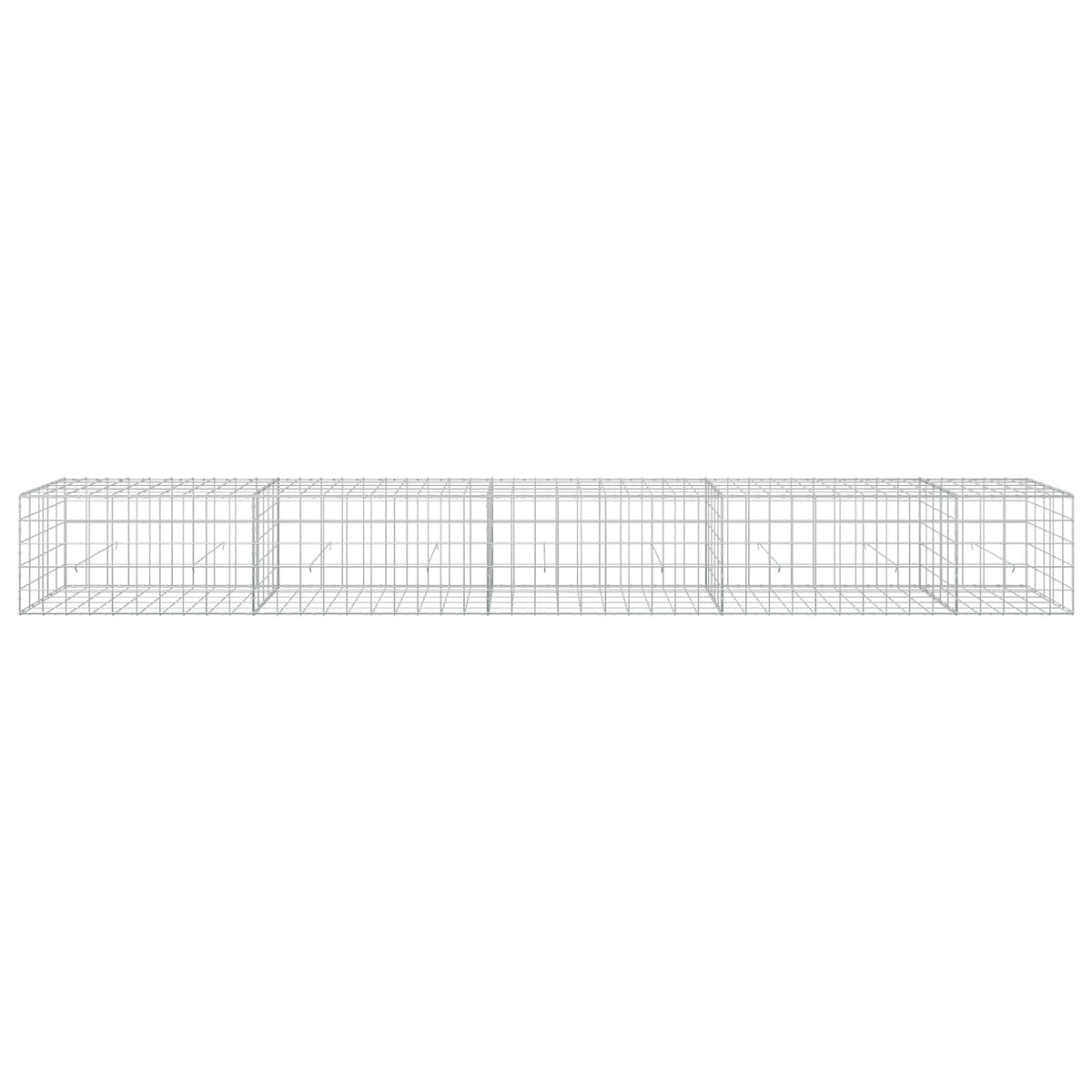 Gabion with 3.5 mm Wire and 10x10 cm Mesh 450x50x50 cm
