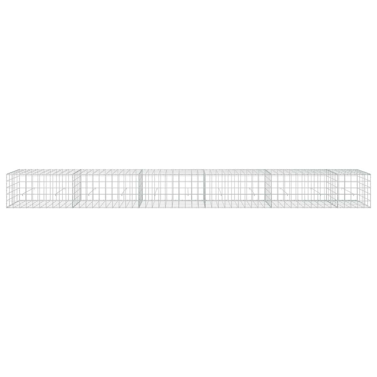 Gabion with 3.5 mm Wire and 10x10 cm Mesh 550x50x50 cm