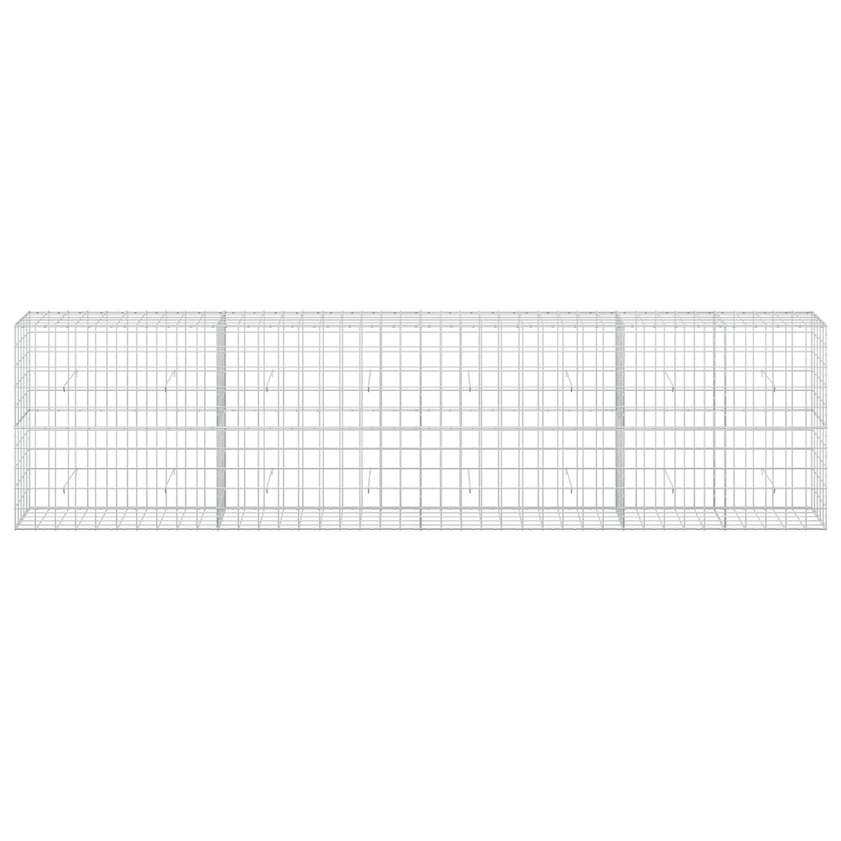 Gabion with 3.5 mm Wire and 10x10 cm Mesh 400x50x100 cm