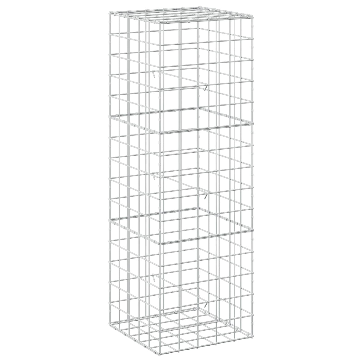 Gabion with 3.5 mm Wire and 10x10 cm Mesh 50x50x150 cm