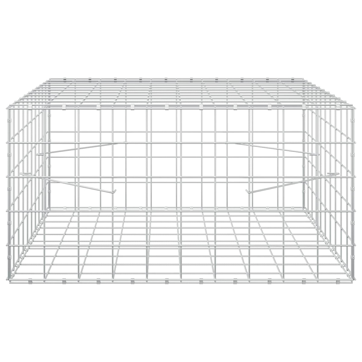 Gabion with 3.5 mm Wire and 10x10 cm Mesh 100x100x50 cm