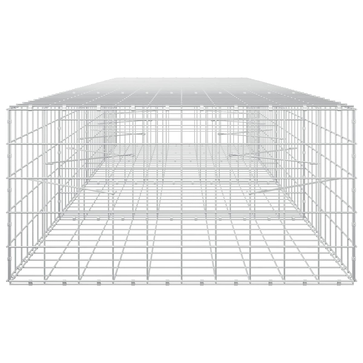 Gabion with 3.5 mm Wire and 10x10 cm Mesh 400x100x50 cm