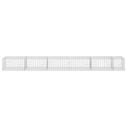 Gabion with 3.5 mm Wire and 10x10 cm Mesh 550x100x50 cm