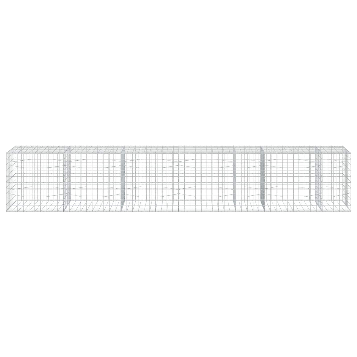 Gabion with 3.5 mm Wire and 10x10 cm Mesh 550x100x100 cm