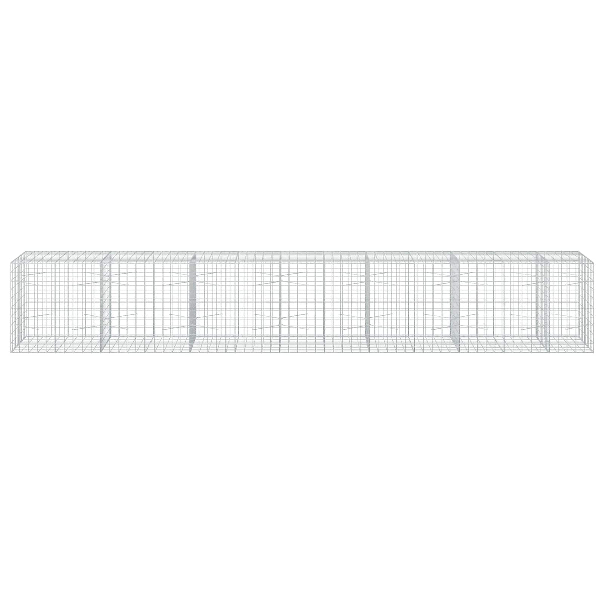 Gabion with 3.5 mm Wire and 10x10 cm Mesh 650x100x100 cm