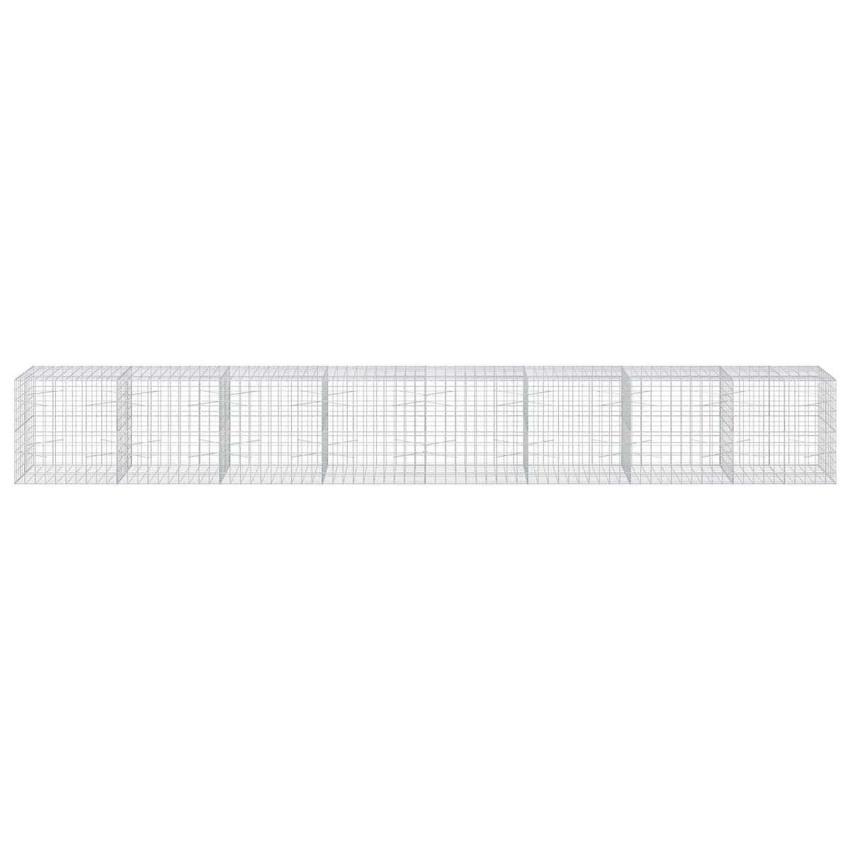 Gabion with 3.5 mm Wire and 10x10 cm Mesh 800x100x100 cm