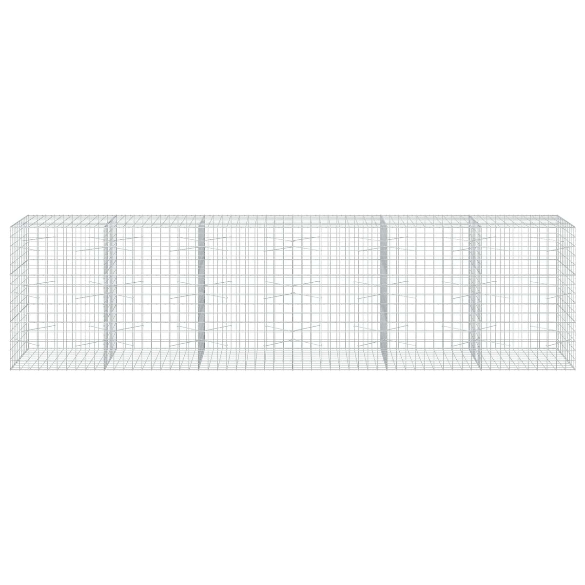 Gabion with 3.5 mm Wire and 10x10 cm Mesh 600x100x150 cm