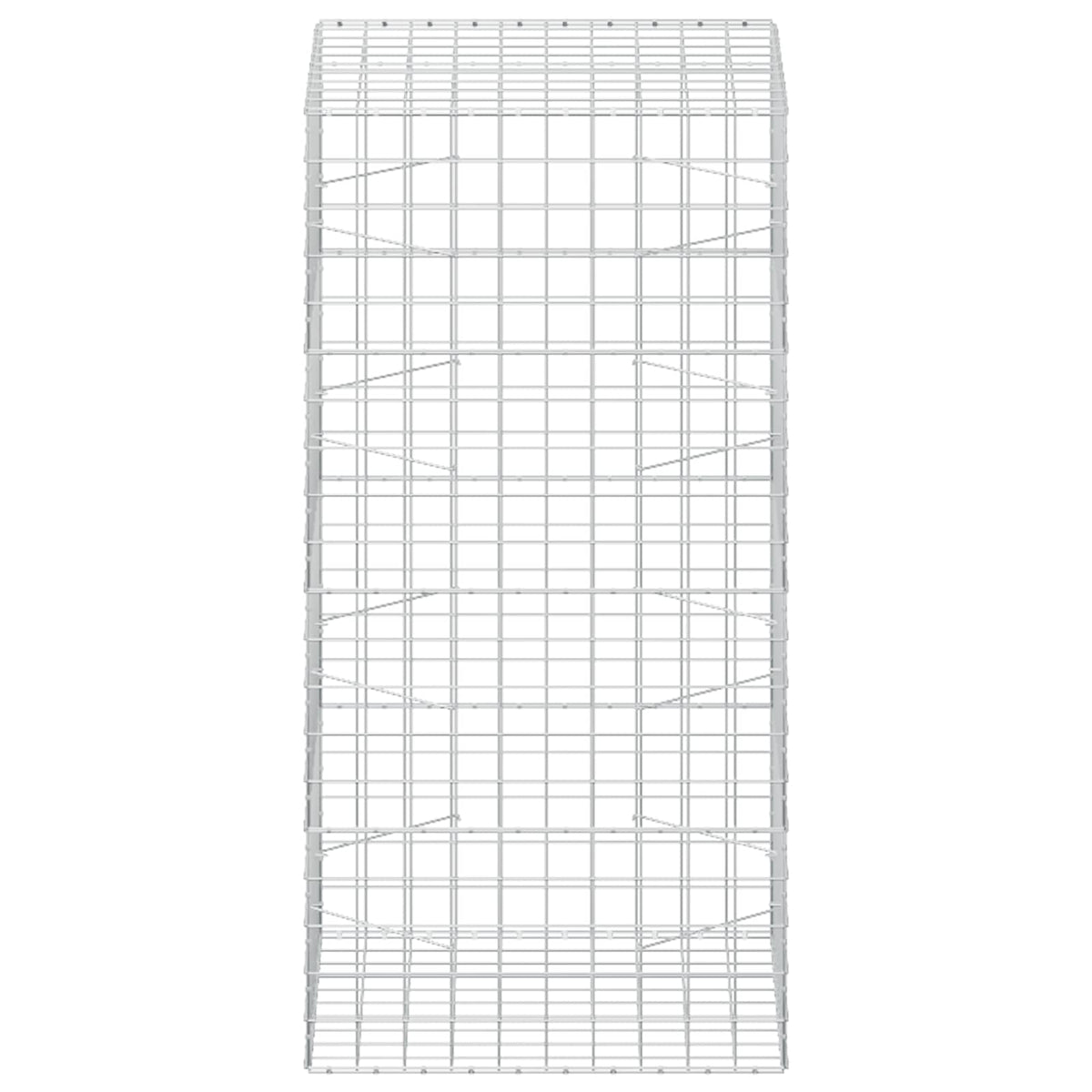 Gabion with 3.5 mm Wire and 10x10 cm Mesh 100x100x200 cm