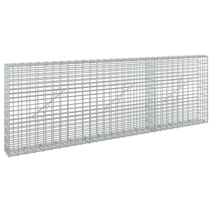 Gabion with 5 mm Wire and 5x2.5 cm Mesh 150x10x50 cm