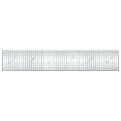 Gabion with 5 mm Wire and 5x2.5 cm Mesh 300x10x50 cm