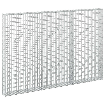 Gabion with 5 mm Wire and 5x2.5 cm Mesh 150x10x100 cm