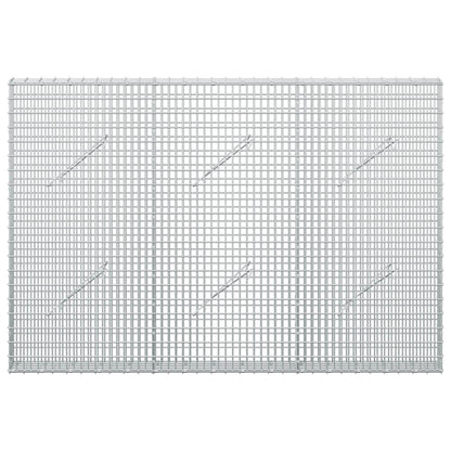 Gabion with 5 mm Wire and 5x2.5 cm Mesh 150x10x100 cm
