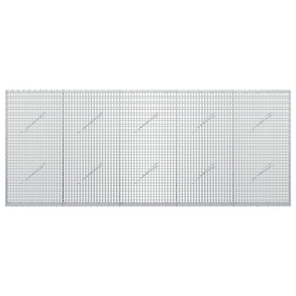 Gabion with 5 mm Wire and 5x2.5 cm Mesh 250x10x100 cm
