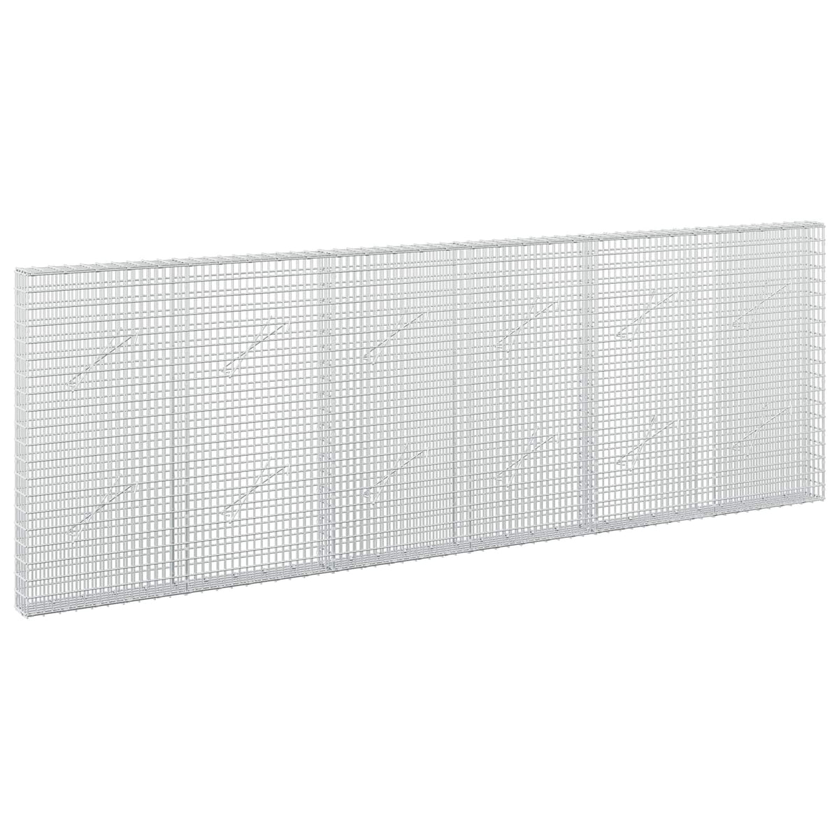 Gabion with 5 mm Wire and 5x2.5 cm Mesh 300x10x100 cm