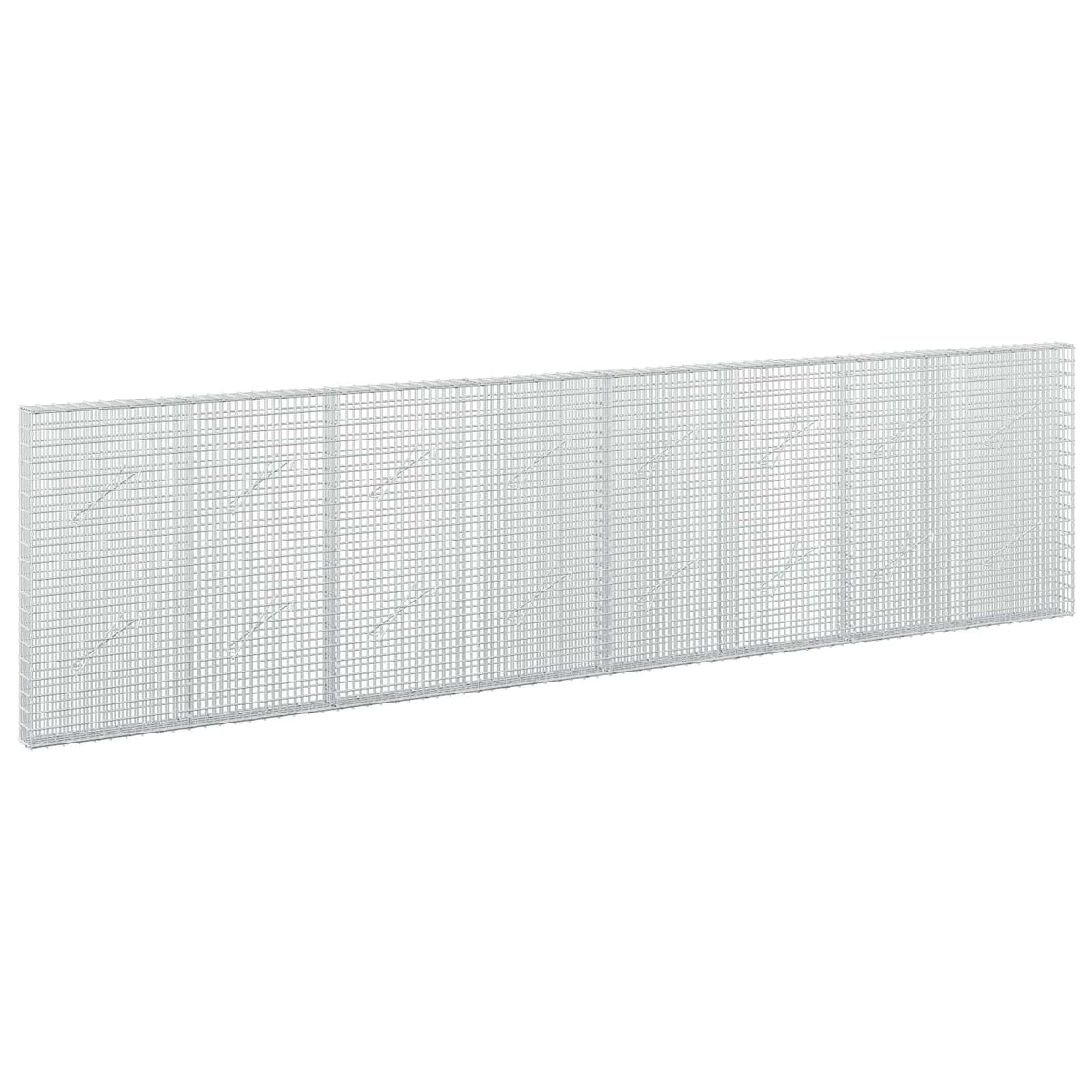 Gabion with 5 mm Wire and 5x2.5 cm Mesh 400x10x100 cm