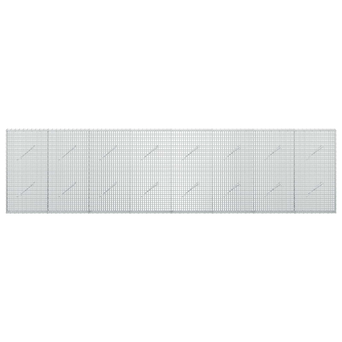 Gabion with 5 mm Wire and 5x2.5 cm Mesh 400x10x100 cm