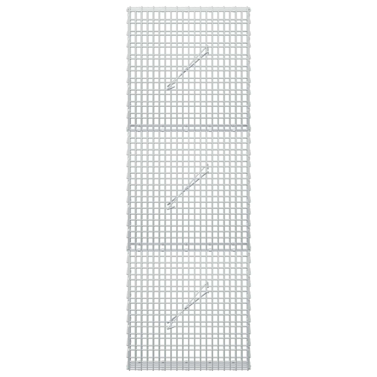 Gabion with 5 mm Wire and 5x2.5 cm Mesh 50x10x150 cm