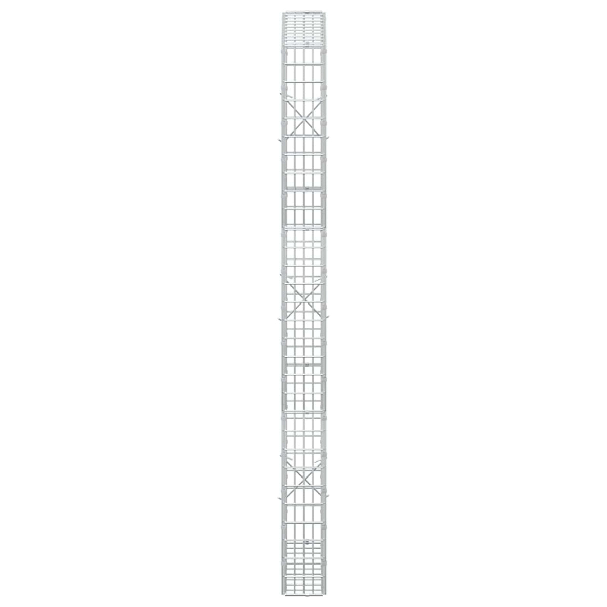 Gabion with 5 mm Wire and 5x2.5 cm Mesh 50x10x150 cm