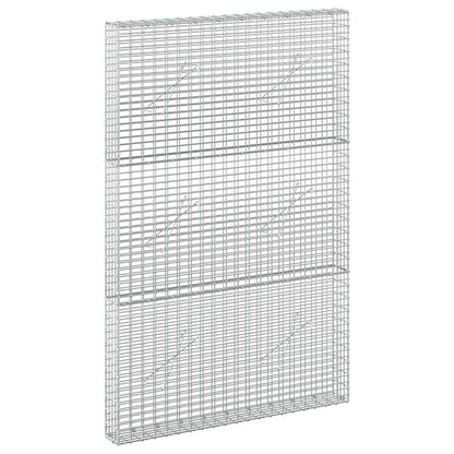 Gabion with 5 mm Wire and 5x2.5 cm Mesh 100x10x150 cm