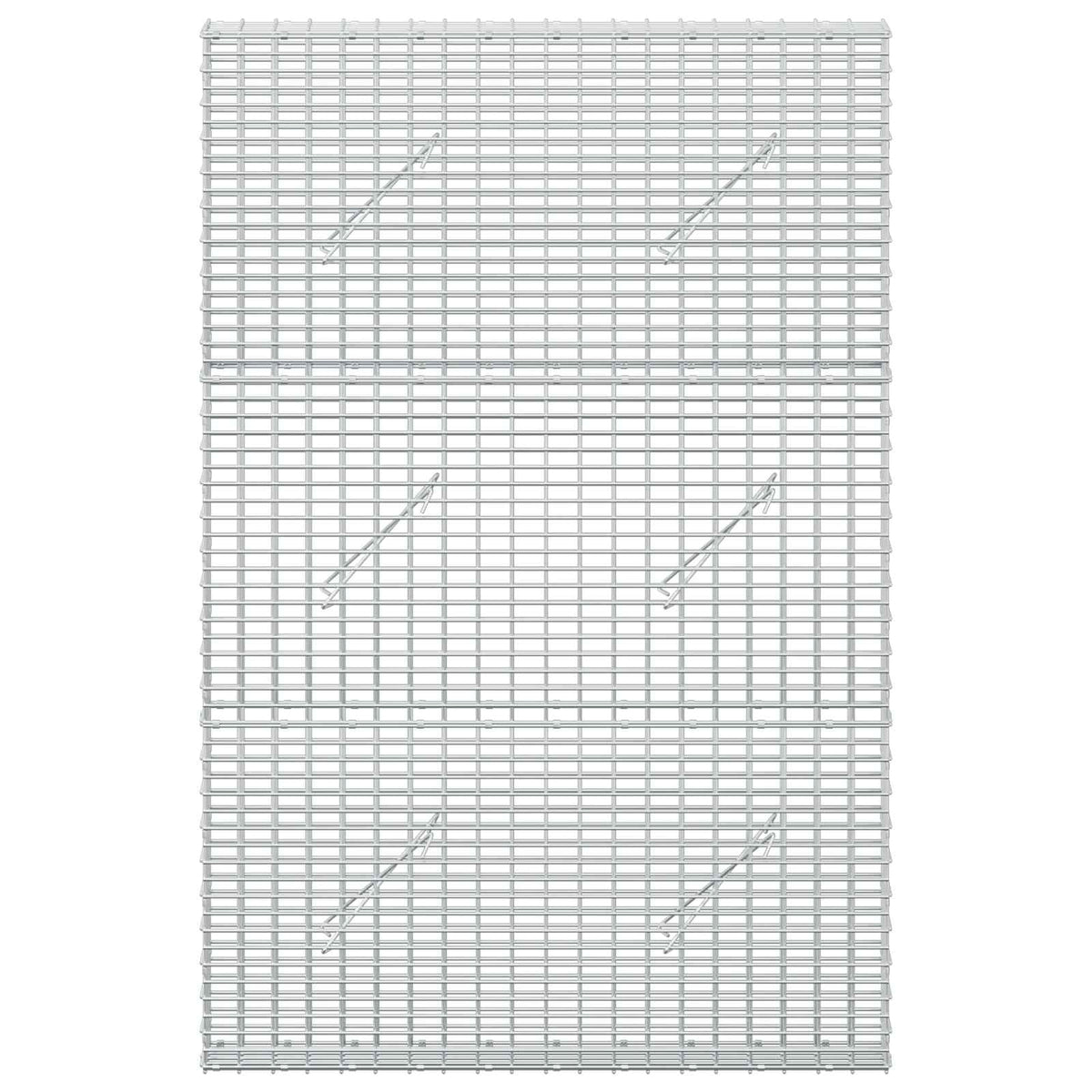 Gabion with 5 mm Wire and 5x2.5 cm Mesh 100x10x150 cm